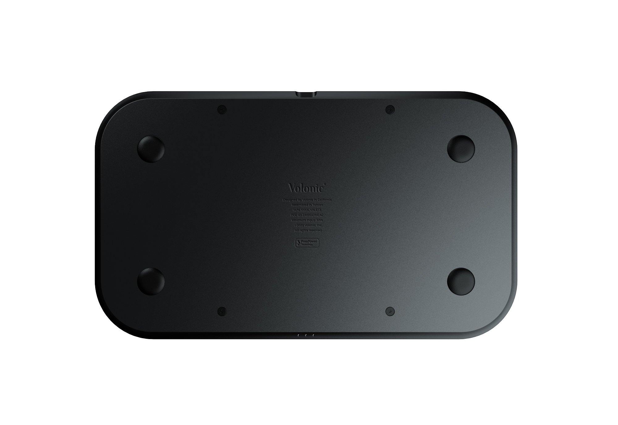 VALET 3 Black Anodized Aluminum And Black Alcantara®