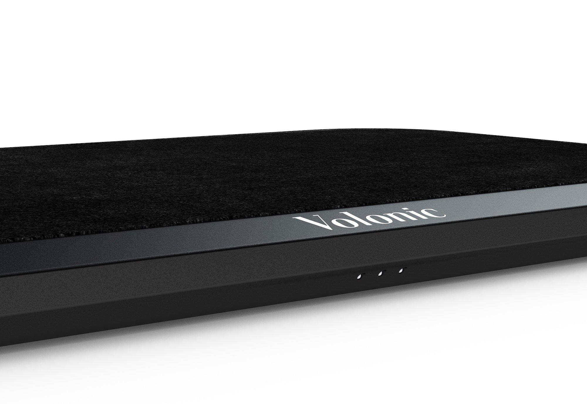 VALET 3 Black Anodized Aluminum And Black Alcantara®