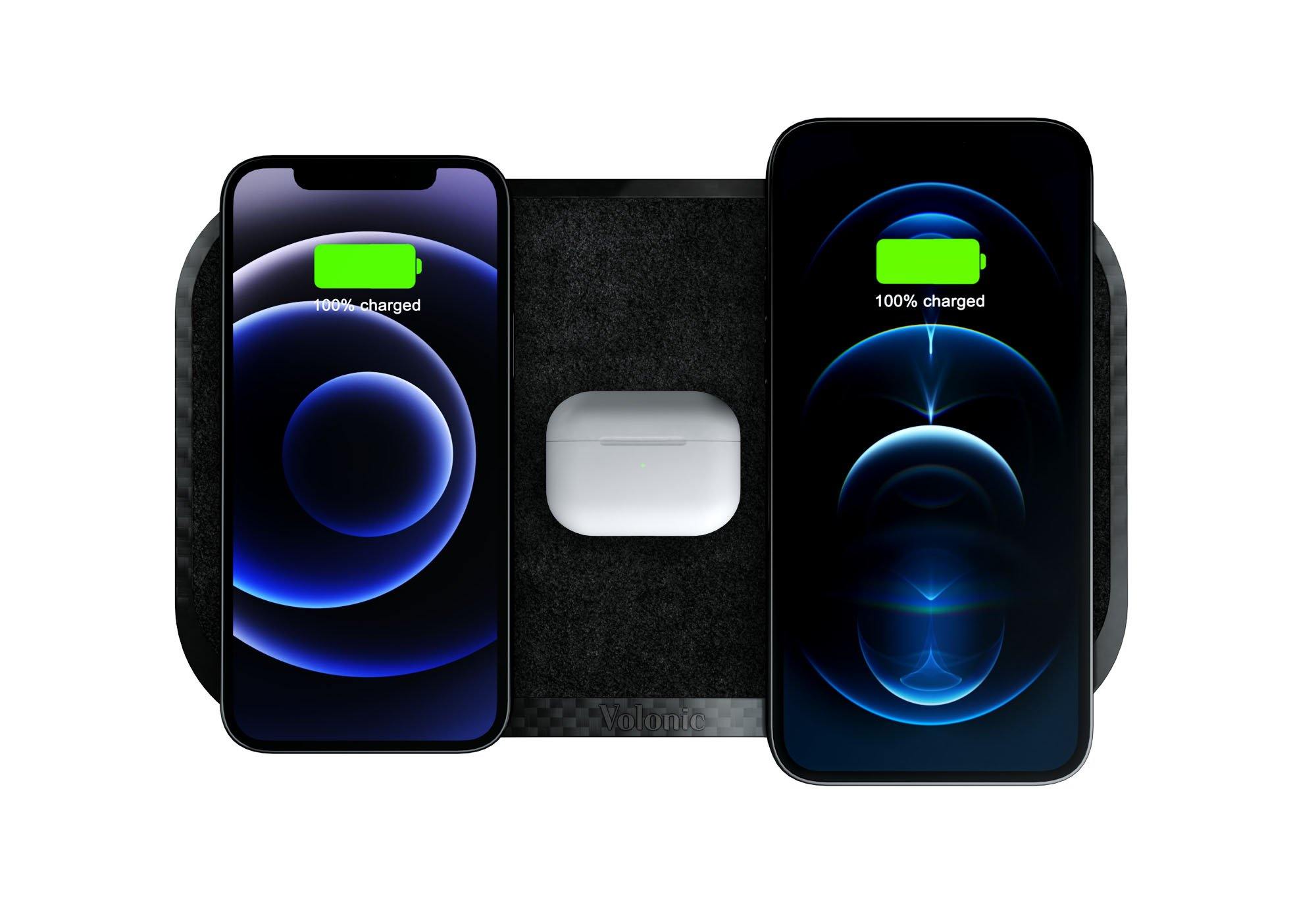 VALET 3 - Black Carbon Fiber Frame and Black Alcantara