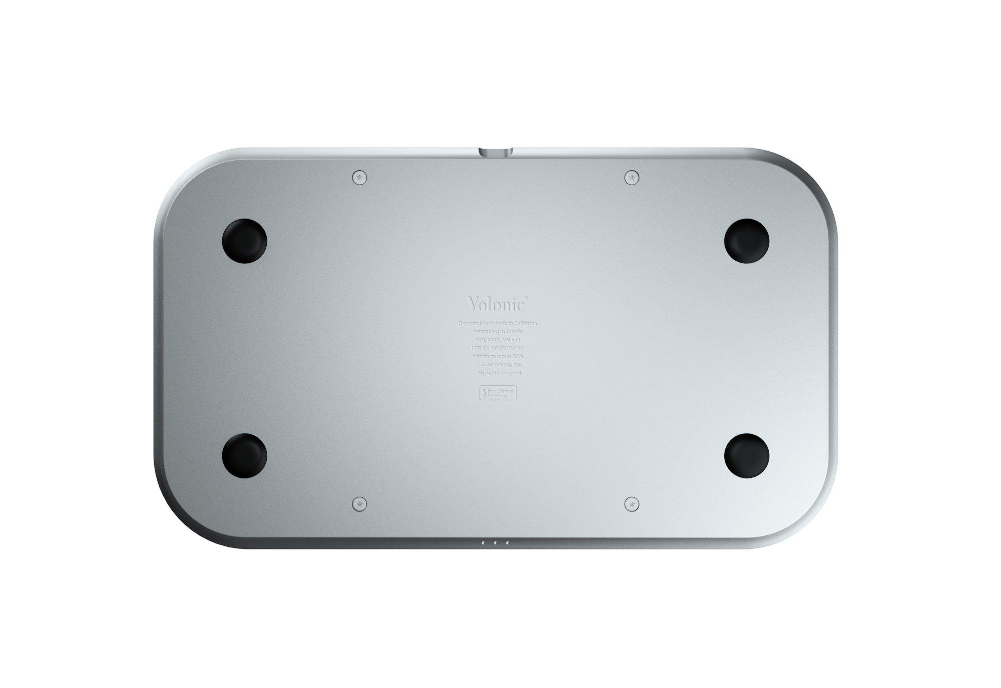 VALET 3 Silver Anodized Aluminum And Red Alcantara®