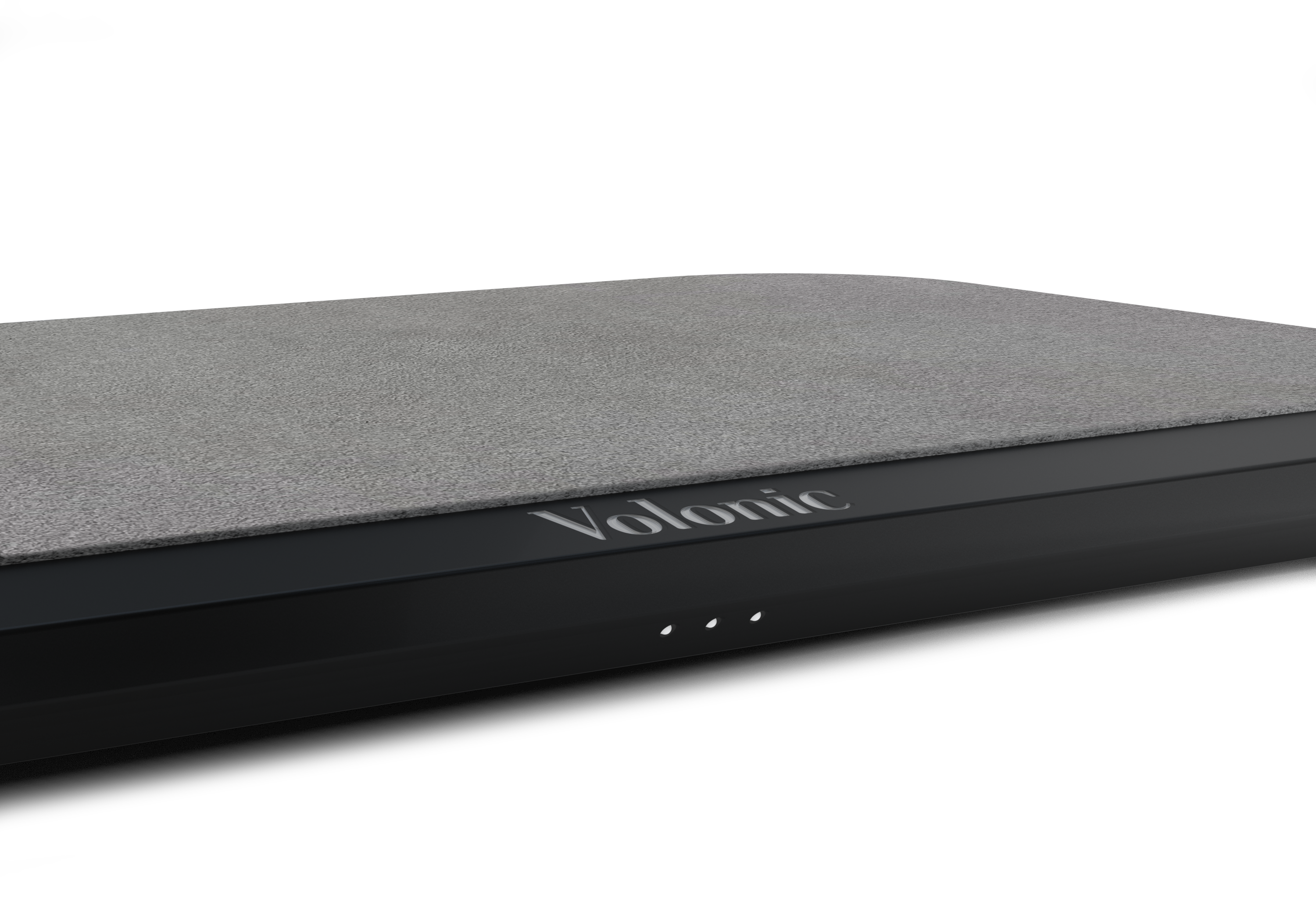 VALET 3 Black Anodized Aluminum And Gray Alcantara®