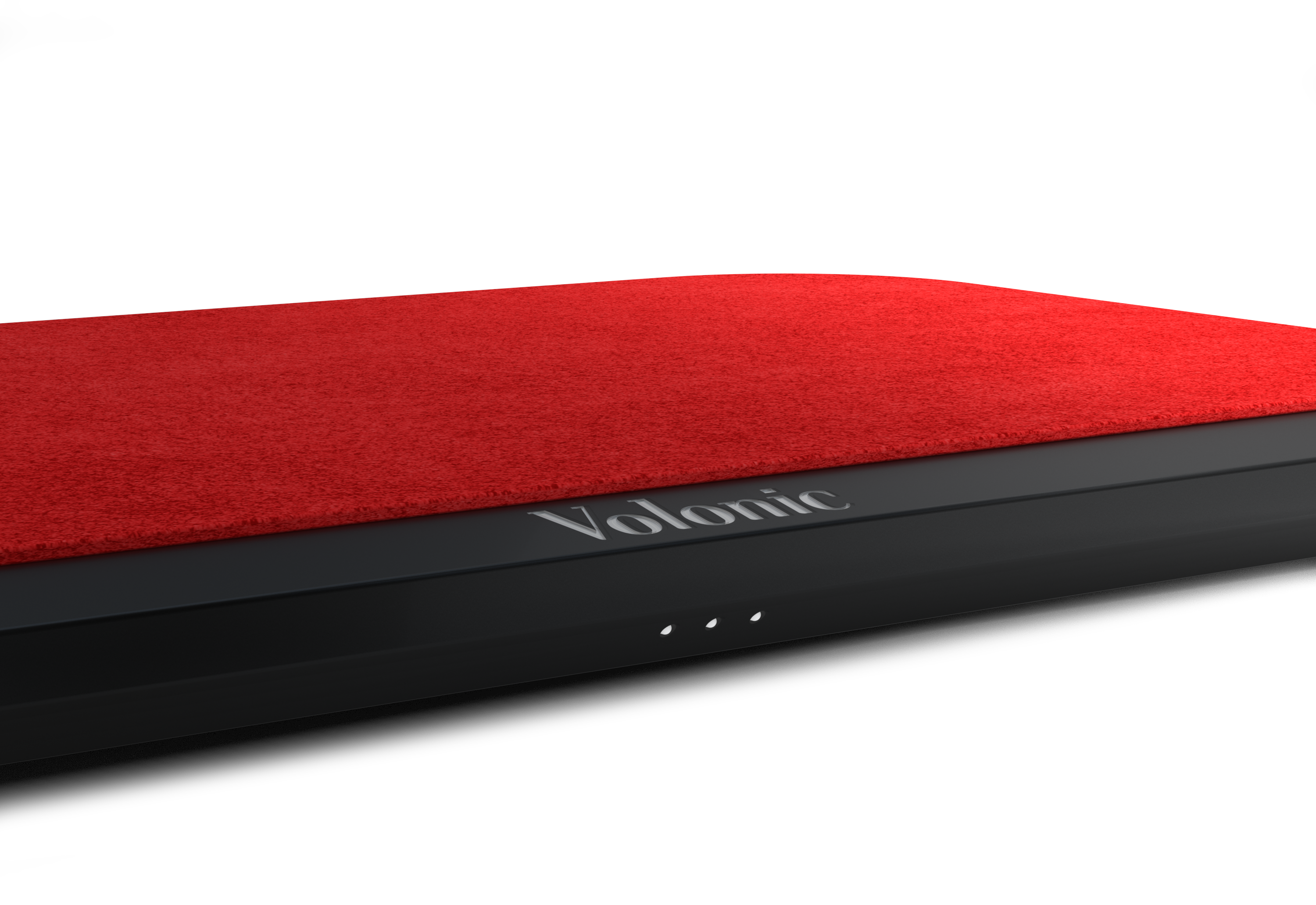 VALET 3 Black Anodized Aluminum And Red Alcantara®