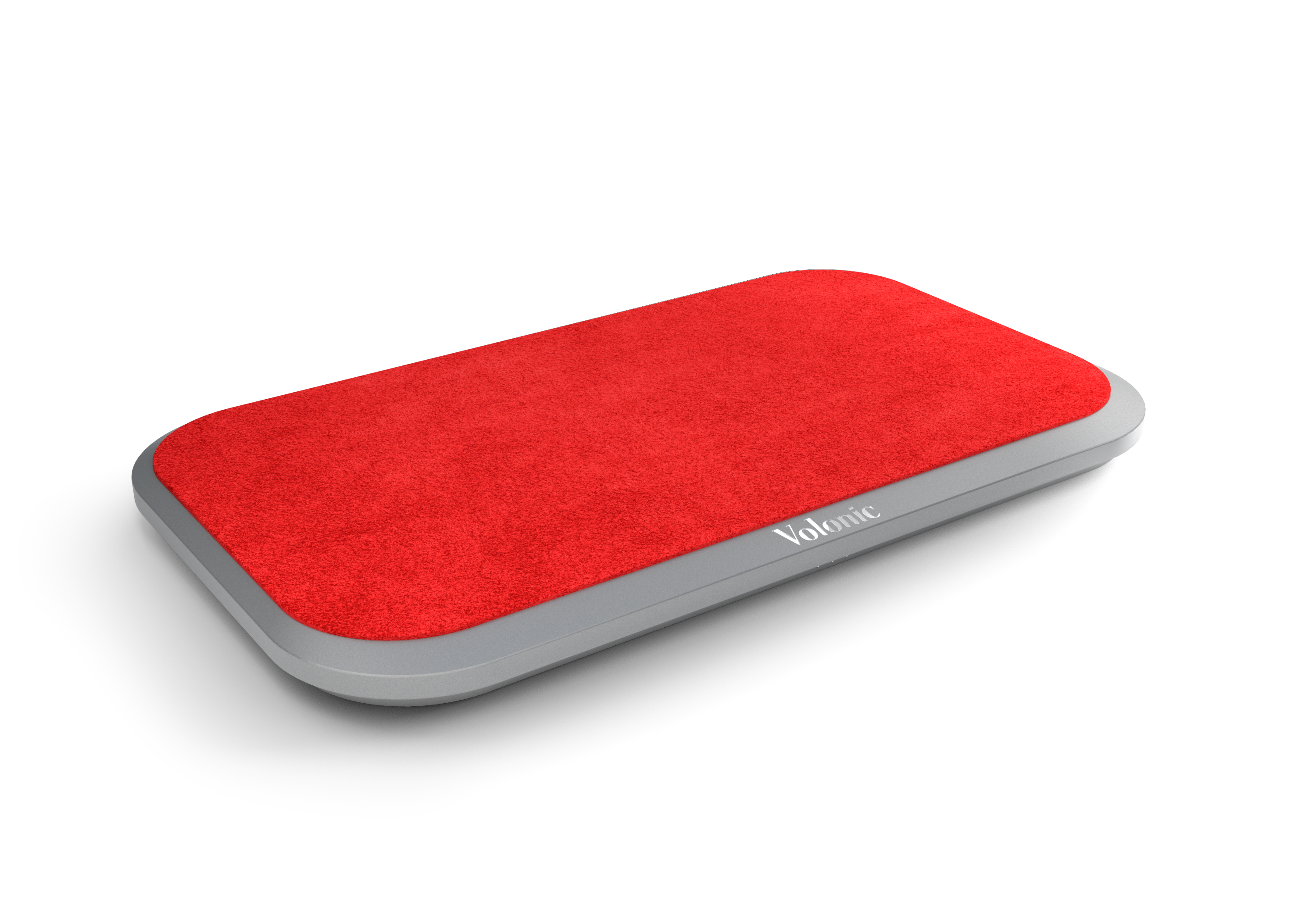 VALET 3 Silver Anodized Aluminum And Red Alcantara®