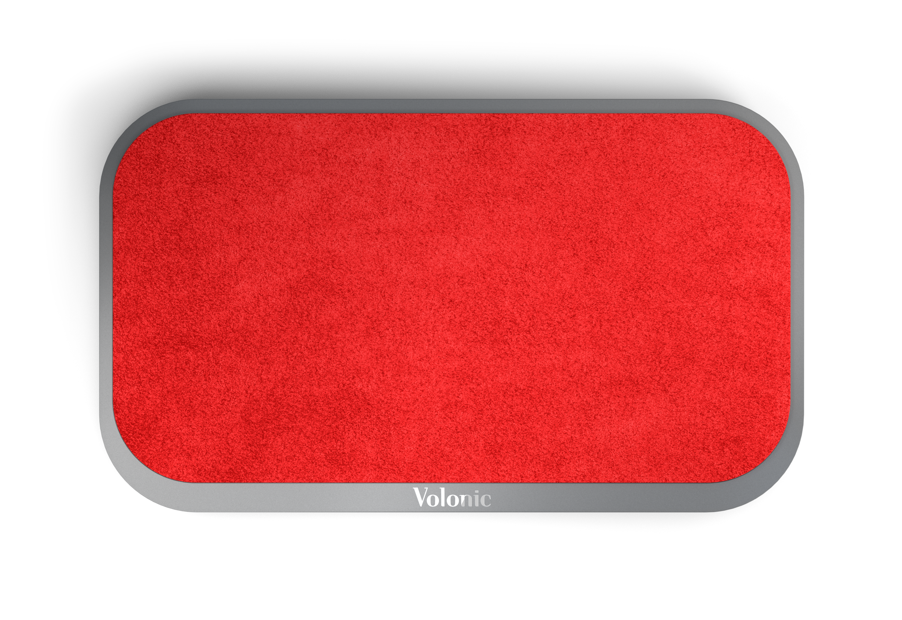 VALET 3 Silver Anodized Aluminum And Red Alcantara®