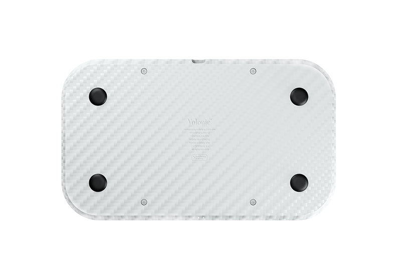 VALET 3 - White Carbon Fiber Frame and Black Alcantara