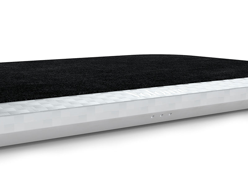 VALET 3 - White Carbon Fiber Frame and Black Alcantara
