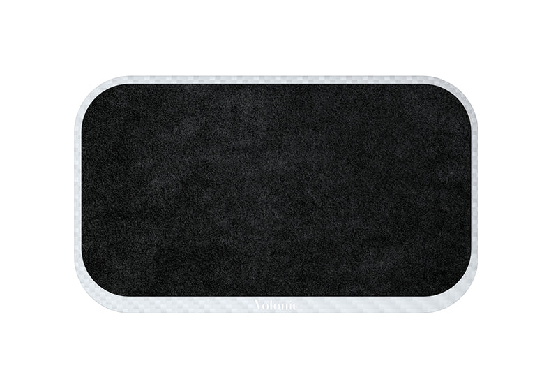 VALET 3 - White Carbon Fiber Frame and Black Alcantara